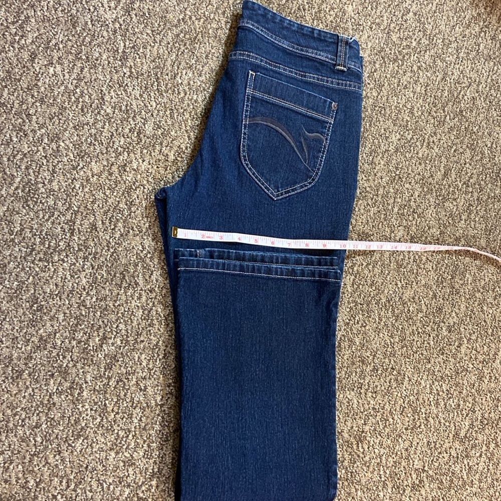 Gloria Vanderbilt Dark Blue Straight Leg Jeans Women’s Size 8